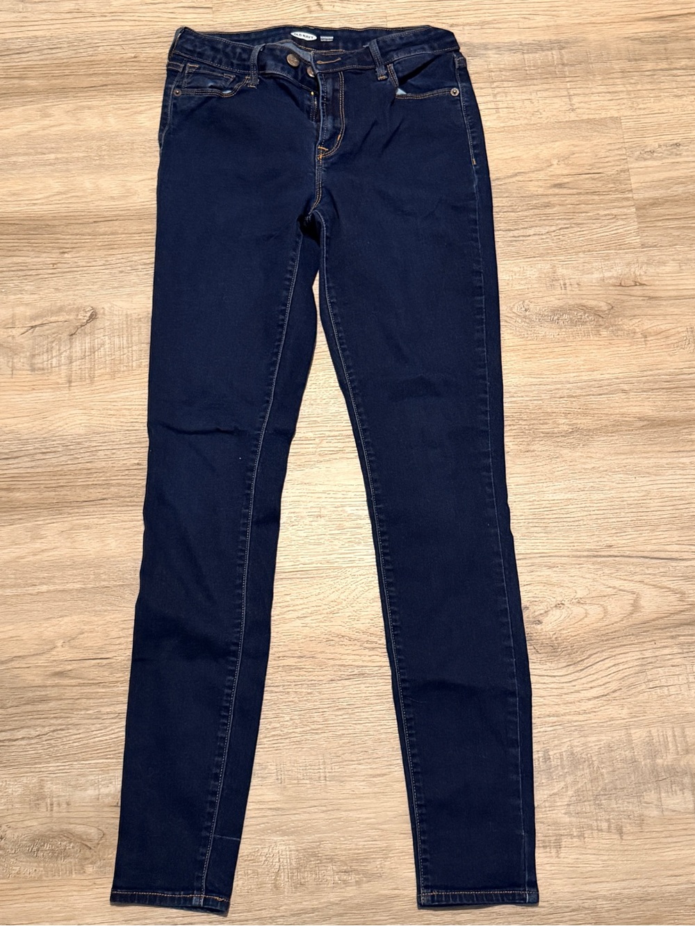 Old Navy Women's Navy Stretch Skinny Jeans